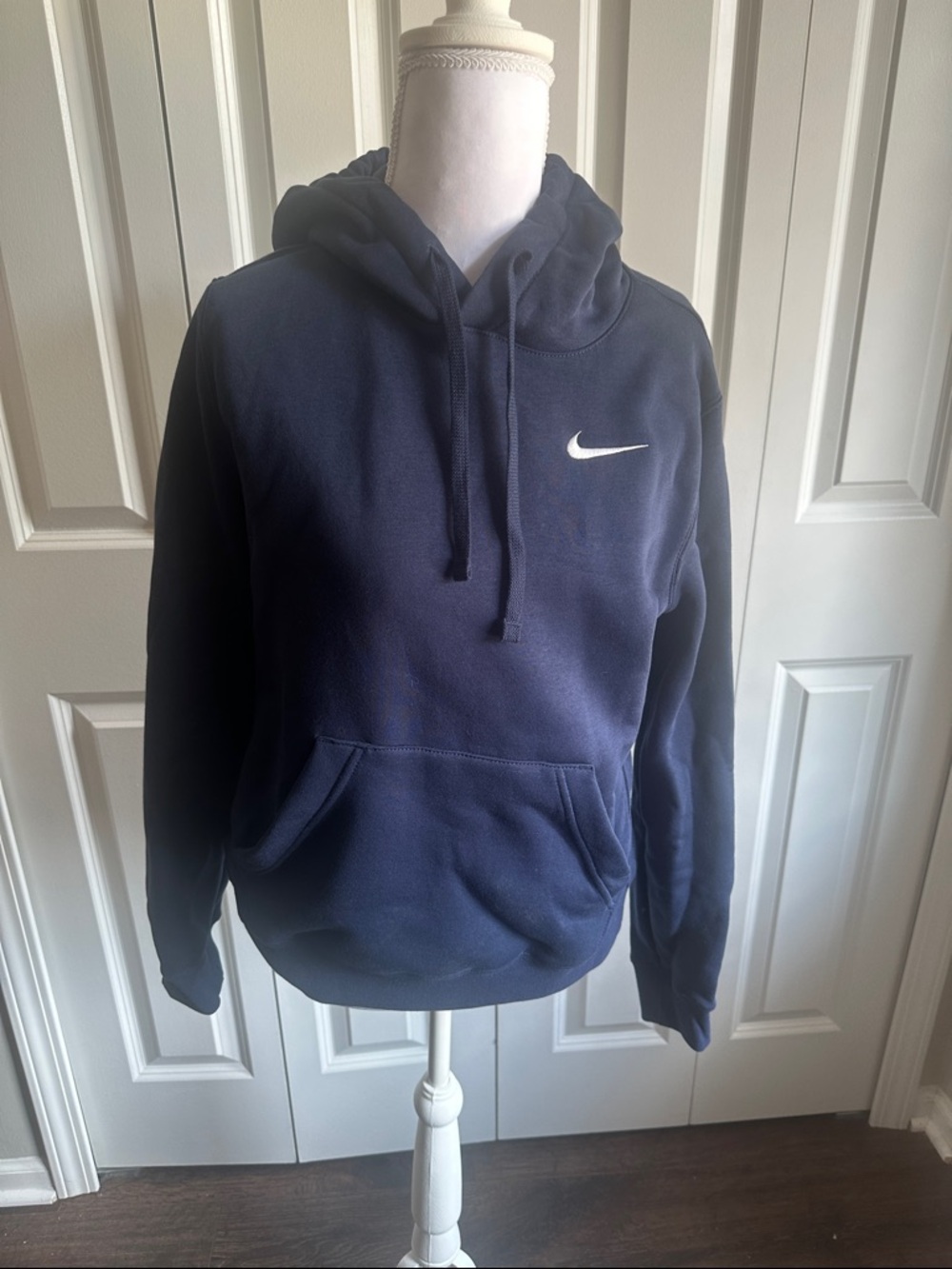 Nike Navy Swoosh Pullover Hoodie